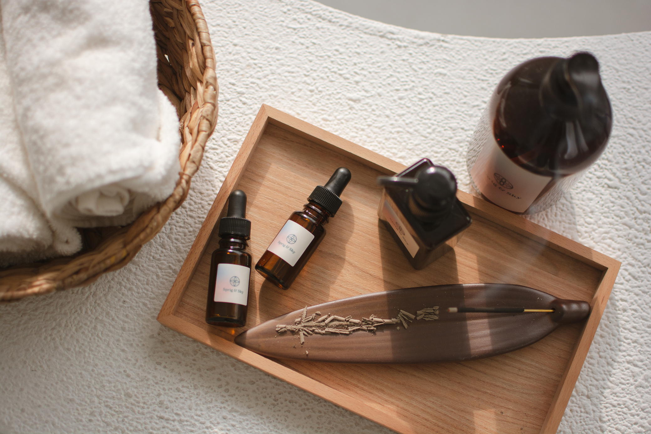 Incense and Skincare Products